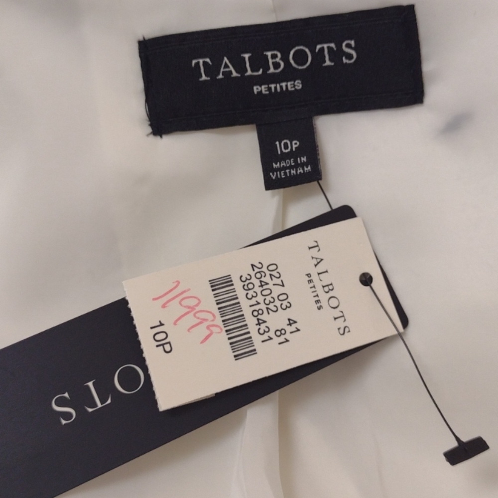 Talbots Textured Long Jacket - Picture 8 of 12